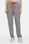 Zelocity Quick Dry Gym Track pants - Grey Melange — thumbnail 2